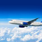 plane flying in the sky
