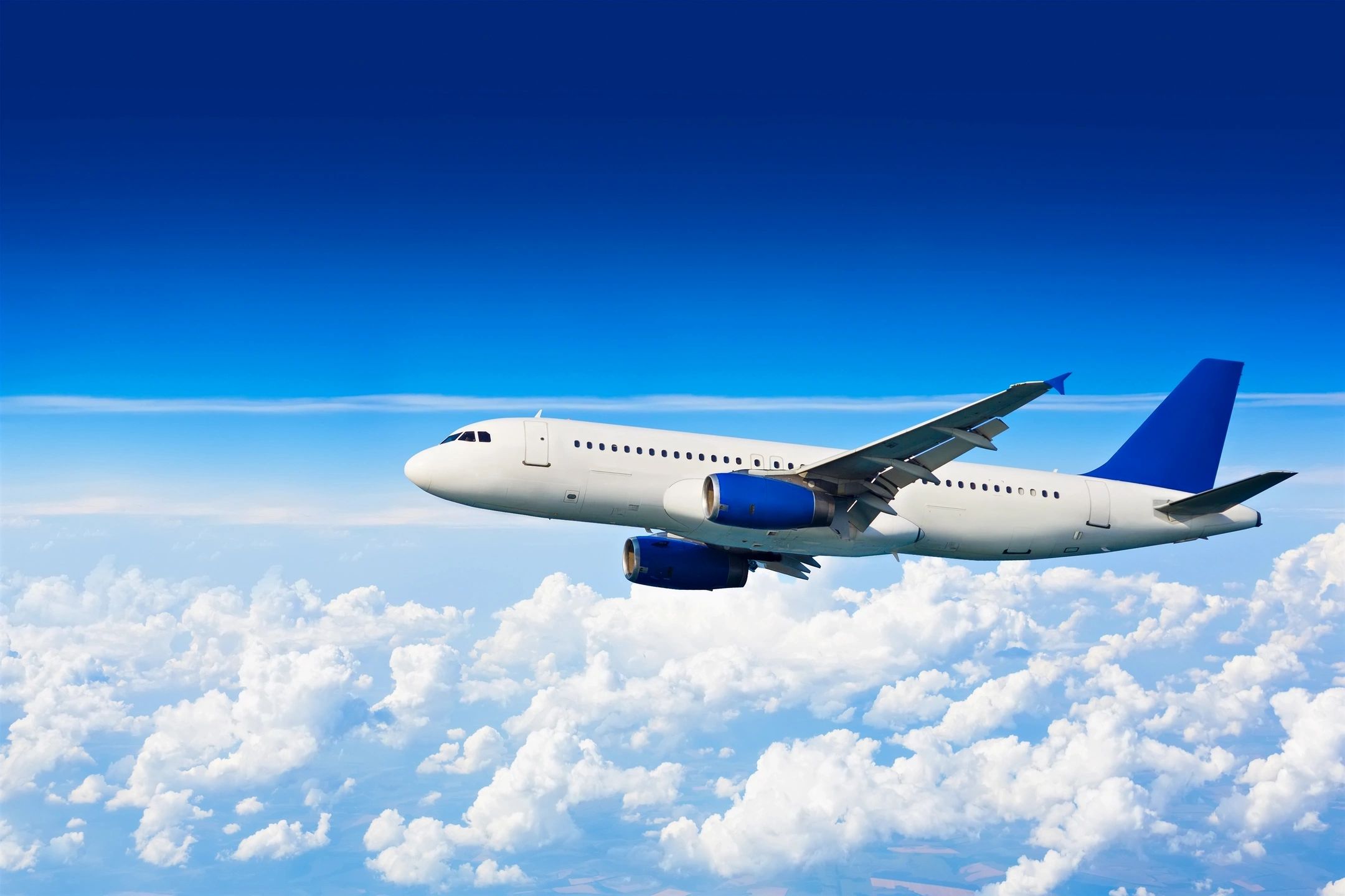plane flying in the sky